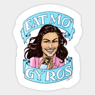 Eat Mo' Gyros Sticker